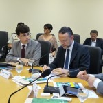 Secretário Gustavo Nogueira com o presidente do BNDES Luciano Coutinho