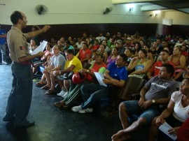 Treinamento com barraqueiros - Foto: Secom-PB