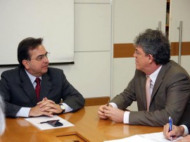 ricardo em brasilia reuniao com leonidas cristino foto  L. Barbosa secom pb(4)