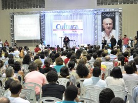 Fotos da Aula de Ariano em Patos foto paulo cosme 270x202 - Aula-espetáculo de Ariano Suassuna marca aniversário da Funes em Patos