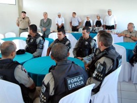 café da manhã 4ª Cia 21.05.2013 051 270x202 - Secretário da Segurança parabeniza policiais militares pela redução da criminalidade em Cabedelo