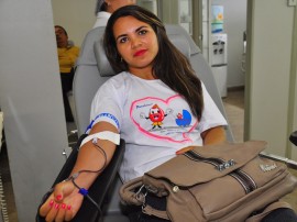 erica tavares doadora hemocentro campanha de doacao no dia das mulheres foto jose lins 20 270x202 - Hemocentro da Paraíba inicia campanha alusiva ao dia das mães