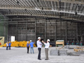 obras do centro de convecoes visita tecnica foto jose lins 781 270x202 - Governo realiza acabamento da segunda etapa do Centro de Convenções