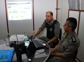 oficiais pm monitorando4 270x202 - Polícia garante segurança e tranquilidade nas provas do Enem