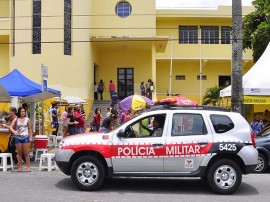 viatura pm lyceu7 270x202 - Polícia registra quatro ocorrências e três prisões na Operação Enem