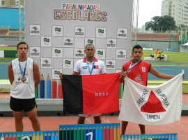 Severino Ouro 270x202 - Paraíba quebra recorde e conquista 26 medalhas nas Paralimpíadas Escolares