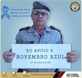 novembro azul casa militar 5 270x257 - Casa Militar participa da campanha "Novembro Azul” e reforça combate ao câncer