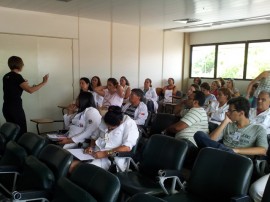 foto da palestra Medula Óssea1 270x202 - Hemocentro realiza palestra sobre processo de doação de medula óssea