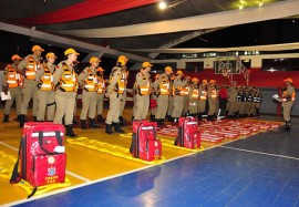 instrução 270x187 - Corpo de Bombeiros disponibiliza 150 militares no bloco Muriçocas do Miramar