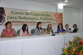 Foto 2 270x179 - Defensores discutem atendimento às mulheres vítimas de violência em Curso de Capacitação