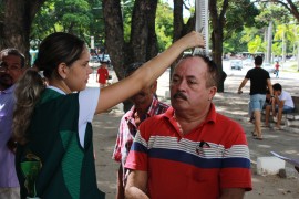 ses atividades na capital pelo dia da hipertensao foto ricardo puppe 2 270x180 - Governo do Estado realiza ações pelo Dia Nacional de Combate a Hipertensão Arterial