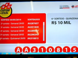 Foto sorteio Cupom Legal de R 10 mil 30 de maio 270x202 - Cupom Legal entrega 16 prêmios e divulga ganhadores do sorteio semanal