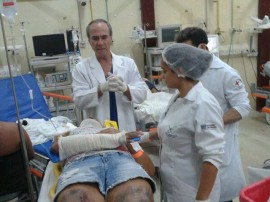 ses hospital de trauma jp realiza simulacao de acidente 3 270x202 - Hospital de Trauma de João Pessoa realiza simulação de acidente