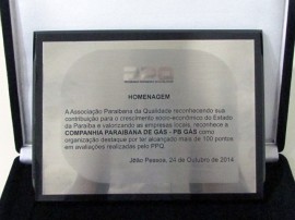 pbgas recebe premio paraibano de qualidade 270x202 - PBGás é homenageada em evento do Programa Paraibano da Qualidade