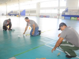 sejel chegada de atlesta e reuniao tecnica foto joao 17 270x202 - Centro de Convenções recebe montagem de quadras para os Jogos Escolares da Juventude