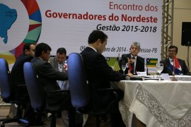 Encontro Governadores NE FOTO FRANCISCO FRANÇA SECOM PB 0016 270x180 - Ricardo defende agenda positiva e financiamento para obras estruturantes no Nordeste