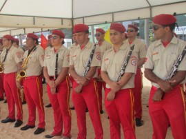 bombeiro banda de musica nos ensaios do concerto de natal 1 270x202 - Corpo de Bombeiros entrega novas instalações da Banda de Música