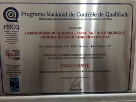 laboratorio do hospital de trauma recebe certificacao de qualidade nacional 2 270x202 - Laboratório do Hospital de Trauma é premiado pela Sociedade Brasileira de Análises Clínicas