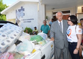 tabajara faz entrega de alimentos de jogo ao hosp padre ze foto joao francisco 5 270x191 - Futebol Solidário promovido pela Rádio Tabajara arrecada cinco toneladas de alimentos