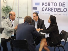 08.04.15 Porto Cabedelo participa Intermodal South America 270x202 - Governo divulga atrativos do Porto de Cabedelo durante evento internacional em São Paulo