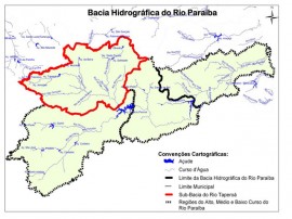 Bacia do rio Paraíba 270x202 - Governo do Estado discute projeto de revitalização do rio Paraíba nesta quarta-feira