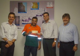 pbgas entrega primeiro cheque premio 270x191 - PBGás entrega primeiro bônus da campanha de incentivo ao uso do GNV