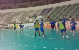 treino handebol1 270x172 - Seleção Brasileira de Handebol faz primeiro treino no Ronaldão