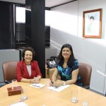 Ligia Feliciano e ministra Eleonora Menicucci