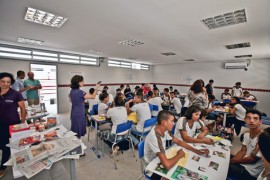 see alunos e professores de bayeux projeto pioneiro foto ascom6 270x180 - Governo capacita alunos e professores para trabalhar empreendedorismo com projeto pioneiro