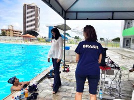 ligia vila olimpica1 270x202 - Lígia Feliciano prestigia treino da Seleção Brasileira de Nado Sincronizado na Vila Olímpica Parahyba