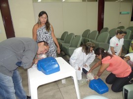 DSC04130 270x202 - Hospital de Trauma de João Pessoa capacita funcionários sobre suporte básico de vida