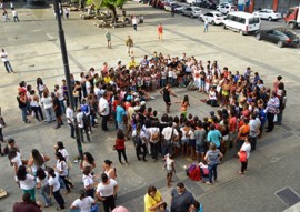 sedh mobilizacao contra a exploracao sexual no ponto de cem reis foto ClaudiaBelmont 6 270x191 - Governo participa de mobilização de enfrentamento da exploração sexual infantil no Ponto de Cem Réis