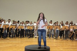 Concerto de bandas1 46 270x180 - Alunos e professores de 36 escolas da rede estadual de João Pessoa realizam concerto no Espaço Cultural