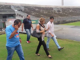 vistoria estadio1 270x202 - Copa do Brasil: Governo realiza inspeção no Almeidão para jogo entre Botafogo da Paraíba e Ceará