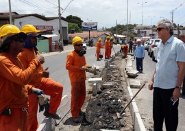 duplica ao de cruz das armas foto francisco fran a secom pb 111 270x191 - Ricardo inspeciona obras de duplicação da Avenida Cruz das Armas