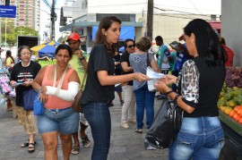 23 09 16 Ação contra tráfico humano Fotos Luciana Bessa 2 270x179 - Mobilização alerta sobre exploração sexual e tráfico de mulheres e crianças