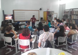 palestra Iphaep ceart 270x191 - Iphaep discute Educação Patrimonial com alunos e professores do Cearte