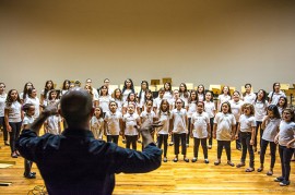 ensaio coro infantil18 270x179 - Orquestra e Coro Infantil da Paraíba apresentam concerto comemorativo ao Dia das Crianças no Espaço Cultural