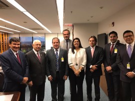 07.12.16 Lígia Brasília 270x202 - Lígia participa de encontro com ministro Teori Zavascki e pede repasse da Cide-combustíveis