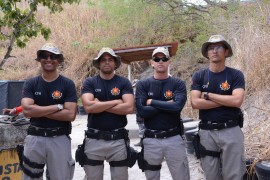 EQUIPE VENCEDORA 270x180 - Policiais militares participam de campeonato de tiro em comemoração aos 59 anos da Casa Militar