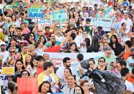 RicardoPuppe Marcha LutaAntimanicomial 2 270x190 - Marcha da Semana Estadual de Luta Antimanicomial reúne multidão na orla de João Pessoa