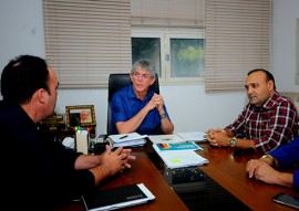 ricardo reuniao com representantes do time Campinese foto jose marques 2 270x191 - Ricardo se reúne com dirigentes do Campinense Futebol Clube