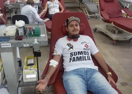 ses torcedores participam de doacao de sangue 1 270x191 - Torcida do Vasco participa de campanha de doação de sangue no Hemocentro