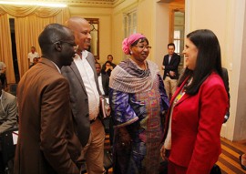 vice gov ligia recebe delegacoes africanas foto junior fernandes 2 270x191 - Vice-governadora recebe missão africana interessada nos modelos de combate à insegurança alimentar da Paraíba