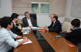 ricardo recebe representante da ONU foto francisco franca 2 270x175 - Ricardo discute parcerias com representantes do Fundo de População das Nações Unidas no Brasil