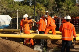 Operação 270x177 - PBGÁS conclui instalação de Estação de distribuição em São Miguel de Taipu