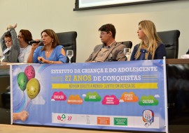 sec de desenvolvimento humano participa de evento dos 27 anos do eca fotos Luciana Bessa 7 270x191 - Sedh aponta ações do Governo em benefício das crianças e adolescentes em evento de aniversário do ECA