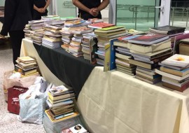 livros concerto 270x190 - Concerto em homenagem ao aniversário de João Pessoa arrecada mais de 2,4 mil livros