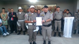 Polícia Militar recebe escritura da nova sede do Pelotão 270x151 - Polícia Militar inaugura novas instalações do 2º Pelotão da 5ª CPTran em Sousa