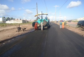 obra da perimetral sul 270x183 - Governo intensifica obras de pavimentação da avenida Perimetral Sul